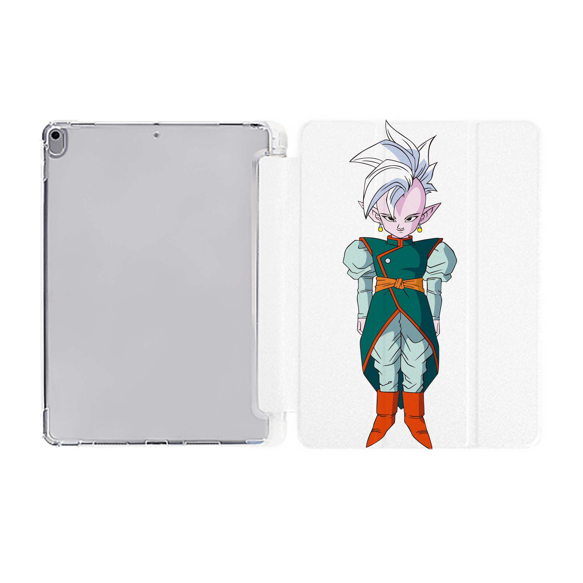 （画像用） ドラゴンボール DRAGON BALL IPad ケース ペン収納付き 三つ折りスタンド PUレザー×シリコン 対応機種9.5/10.5/10.9インチ
